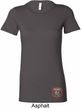 Ladies Dodge Garage Bottom Print Longer Length Shirt