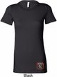 Ladies Dodge Garage Bottom Print Longer Length Shirt