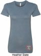 Ladies Dodge Garage Bottom Print Longer Length Shirt