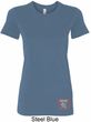 Ladies Dodge Garage Bottom Print Longer Length Shirt
