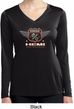 Ladies Dodge Garage Hemi Moisture Wicking Long Sleeve Shirt
