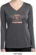 Ladies Dodge Garage Hemi Moisture Wicking Long Sleeve Shirt