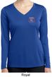 Ladies Dodge Garage Pocket Print Dry Wicking Long Sleeve Shirt