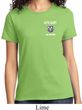 Ladies Dodge Guts and Glory Ram Logo Pocket Print Shirt