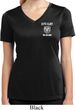 Ladies Dodge Guts and Glory Ram Pocket Print Dry Wicking V-neck Shirt