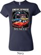 Ladies Dodge Shirt Chrysler American Made Crewneck Tee T-Shirt