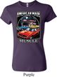 Ladies Dodge Shirt Chrysler American Made Crewneck Tee T-Shirt