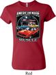 Ladies Dodge Shirt Chrysler American Made Crewneck Tee T-Shirt