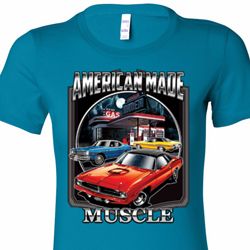 Ladies Dodge Shirt Chrysler American Made Longer Length Tee T-Shirt Ladies Dodge Shirt Chrysler American Made Longer Length Tee T-Shirt