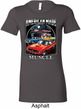 Ladies Dodge Shirt Chrysler American Made Longer Length Tee T-Shirt