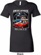 Ladies Dodge Shirt Chrysler American Made Longer Length Tee T-Shirt