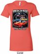 Ladies Dodge Shirt Chrysler American Made Longer Length Tee T-Shirt