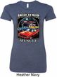 Ladies Dodge Shirt Chrysler American Made Longer Length Tee T-Shirt
