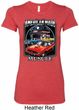 Ladies Dodge Shirt Chrysler American Made Longer Length Tee T-Shirt