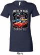 Ladies Dodge Shirt Chrysler American Made Longer Length Tee T-Shirt