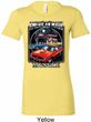 Ladies Dodge Shirt Chrysler American Made Longer Length Tee T-Shirt