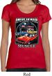 Ladies Dodge Shirt Chrysler American Made Scoop Neck Tee T-Shirt