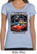 Ladies Dodge Shirt Chrysler American Made Scoop Neck Tee T-Shirt