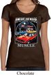 Ladies Dodge Shirt Chrysler American Made Scoop Neck Tee T-Shirt