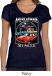 Ladies Dodge Shirt Chrysler American Made Scoop Neck Tee T-Shirt