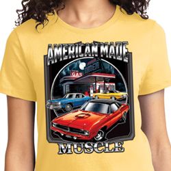 Ladies Dodge Shirt Chrysler American Made Tee T-Shirt Ladies Dodge Shirt Chrysler American Made Tee T-Shirt