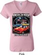 Ladies Dodge Shirt Chrysler American Made V-neck Tee T-Shirt