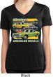 Ladies Dodge Shirt Dodge Dart Moisture Wicking V-neck Tee T-Shirt