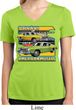 Ladies Dodge Shirt Dodge Dart Moisture Wicking V-neck Tee T-Shirt