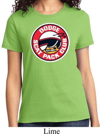 Ladies Dodge Shirt Dodge Scat Pack Club Tee T-Shirt