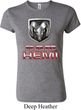 Ladies Dodge Shirt Ram Hemi Logo Crewneck Tee T-Shirt