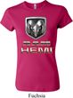 Ladies Dodge Shirt Ram Hemi Logo Crewneck Tee T-Shirt