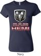 Ladies Dodge Shirt Ram Hemi Logo Crewneck Tee T-Shirt