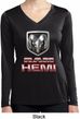 Ladies Dodge Shirt Ram Hemi Logo Dry Wicking Long Sleeve Tee T-Shirt
