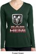 Ladies Dodge Shirt Ram Hemi Logo Dry Wicking Long Sleeve Tee T-Shirt