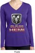 Ladies Dodge Shirt Ram Hemi Logo Dry Wicking Long Sleeve Tee T-Shirt