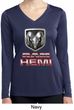 Ladies Dodge Shirt Ram Hemi Logo Dry Wicking Long Sleeve Tee T-Shirt