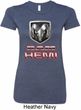 Ladies Dodge Shirt Ram Hemi Logo Longer Length Tee T-Shirt