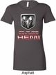 Ladies Dodge Shirt Ram Hemi Logo Longer Length Tee T-Shirt