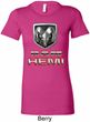 Ladies Dodge Shirt Ram Hemi Logo Longer Length Tee T-Shirt