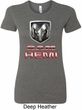 Ladies Dodge Shirt Ram Hemi Logo Longer Length Tee T-Shirt