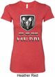 Ladies Dodge Shirt Ram Hemi Logo Longer Length Tee T-Shirt