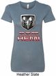 Ladies Dodge Shirt Ram Hemi Logo Longer Length Tee T-Shirt