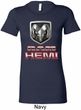 Ladies Dodge Shirt Ram Hemi Logo Longer Length Tee T-Shirt