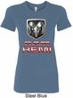 Ladies Dodge Shirt Ram Hemi Logo Longer Length Tee T-Shirt