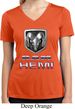 Ladies Dodge Shirt Ram Hemi Logo Moisture Wicking V-neck Tee T-Shirt