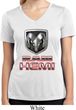 Ladies Dodge Shirt Ram Hemi Logo Moisture Wicking V-neck Tee T-Shirt