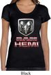 Ladies Dodge Shirt Ram Hemi Logo Scoop Neck Tee T-Shirt
