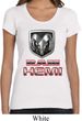 Ladies Dodge Shirt Ram Hemi Logo Scoop Neck Tee T-Shirt