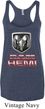Ladies Dodge Tanktop Ram Hemi Logo Tri Blend Racerback Tank Top