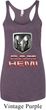 Ladies Dodge Tanktop Ram Hemi Logo Tri Blend Racerback Tank Top
